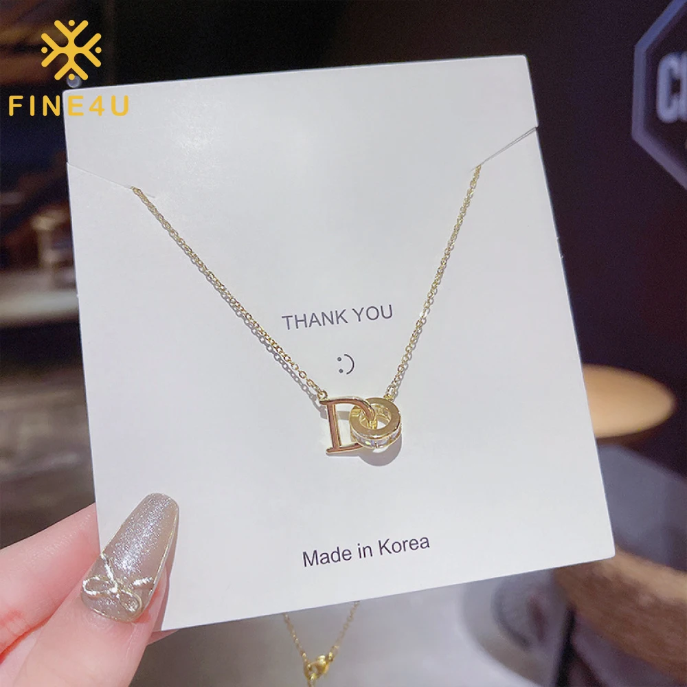 Fashion Jewelry Collares Para Mujer Zircon Circle Pendant Stainless Steel Initial Necklaces For Women
Fashion Jewelry Collares Para Mujer Zircon Circle Pendant Stainless Steel Initial Necklaces For Women