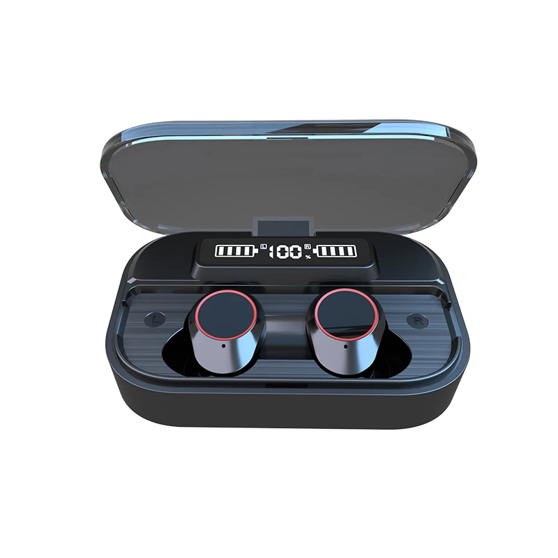 Three color Semi-in-ear plug IPX6 life waterproof non-destructive noise reduction TWS earphones, White
Three color Semi-in-ear plug IPX6 life waterproof non-destructive noise reduction TWS earphones, White