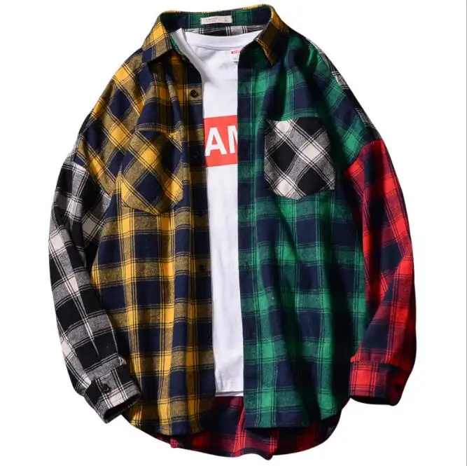 OEM customized high quality couple color matching long-sleeved plaid thin shirt jacket clothing
OEM customized high quality couple color matching long-sleeved plaid thin shirt jacket clothing