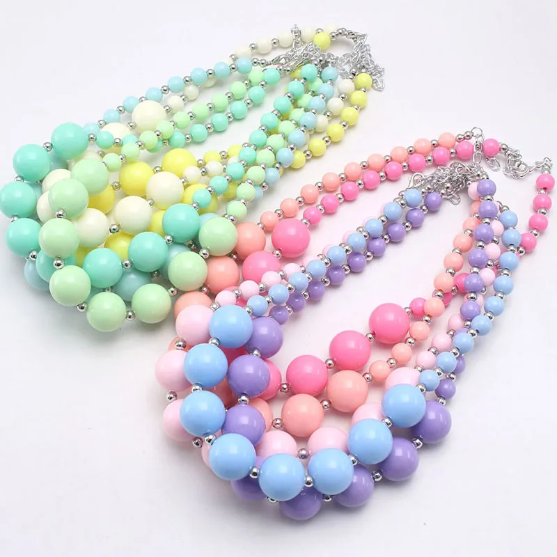 In Stock environmental acrylic beads solid candy color handmade kids chunky necklace, As picture show
In Stock environmental acrylic beads solid candy color handmade kids chunky necklace, As picture show