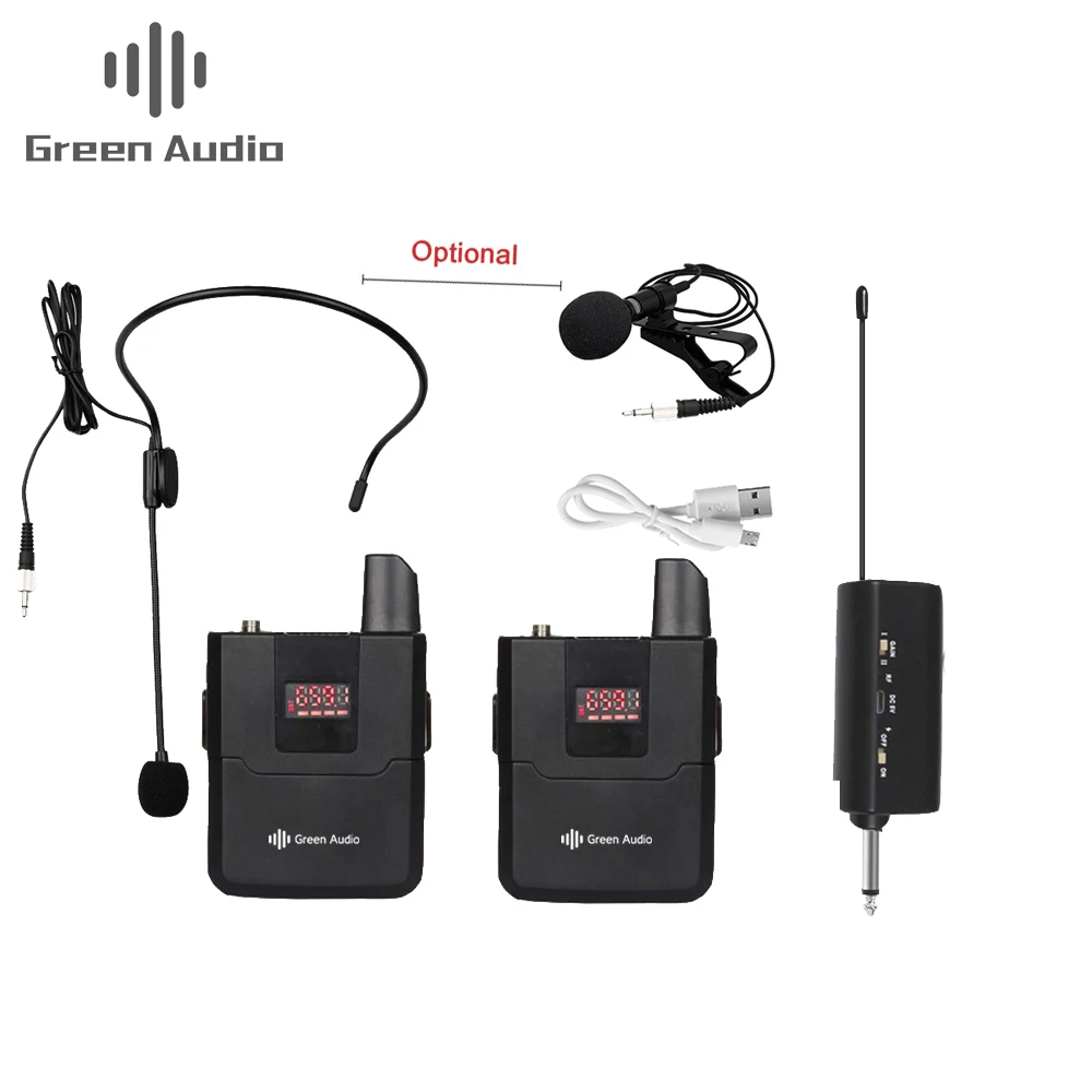 GAW101B Wireless Microphone With Dual Channel UHF lapel Wireless Microphone For Interview Camera Phone Teacher
GAW101B Wireless Microphone With Dual Channel UHF lapel Wireless Microphone For Interview Camera Phone Teacher