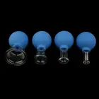 4 Pcs Professional Silicone Suction Cup Massage Kit Therapy Cupping Set For Facial And Body