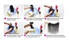 Brazilian Virgin Hair Kinky Curly hair extension cheap hair 18inches