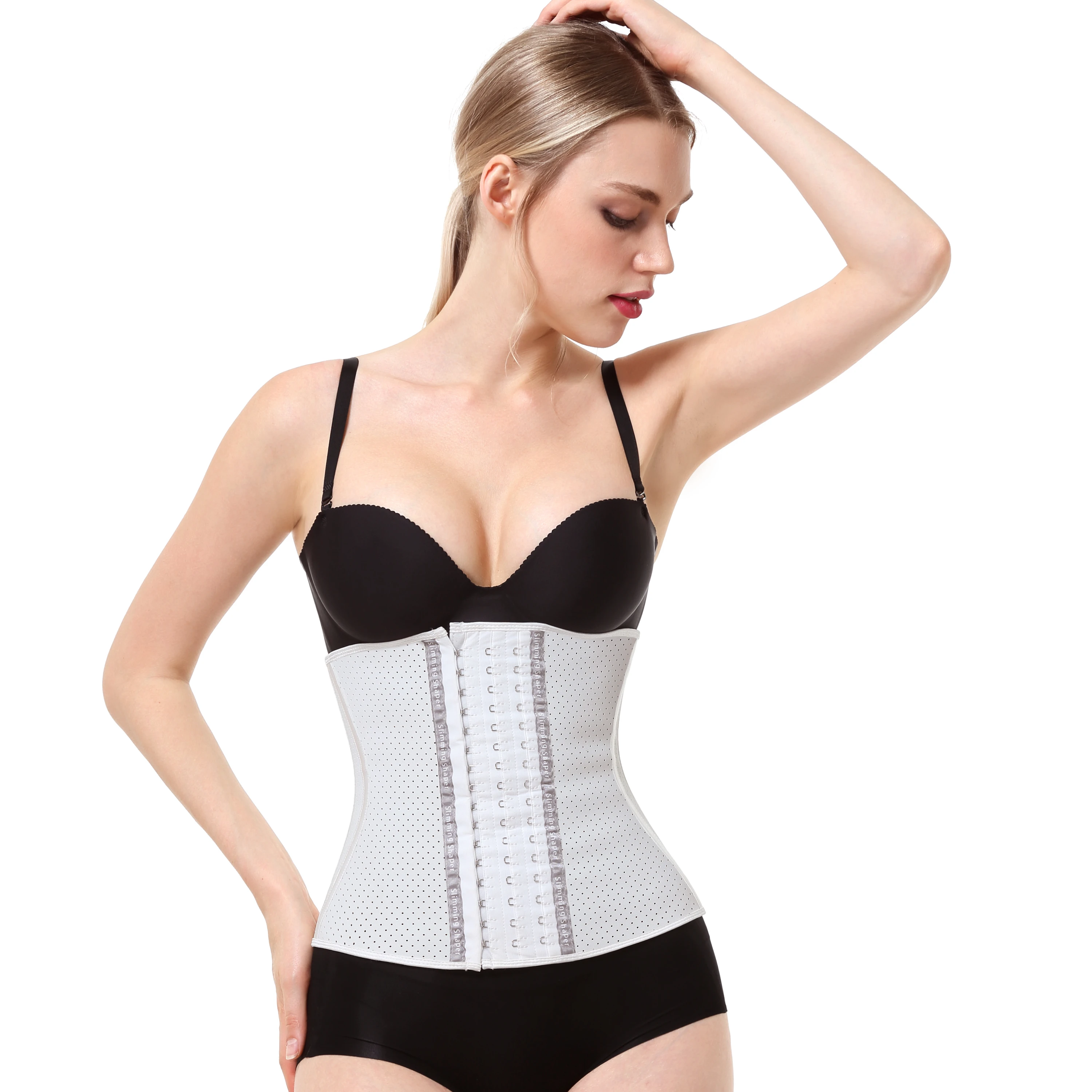 Waist Trainer Women's Shapewear Instantly Reduces Your Waist Size Giving You an Hourglass Figure Logo Customized, White
Waist Trainer Women's Shapewear Instantly Reduces Your Waist Size Giving You an Hourglass Figure Logo Customized, White
