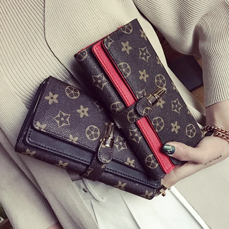 Large Long Purse Famous Designer Eco Pu Leather Wallet Coin Pocket Hold Women Purse for Fashion Ladies Women Wallets, 2 colors
Large Long Purse Famous Designer Eco Pu Leather Wallet Coin Pocket Hold Women Purse for Fashion Ladies Women Wallets, 2 colors