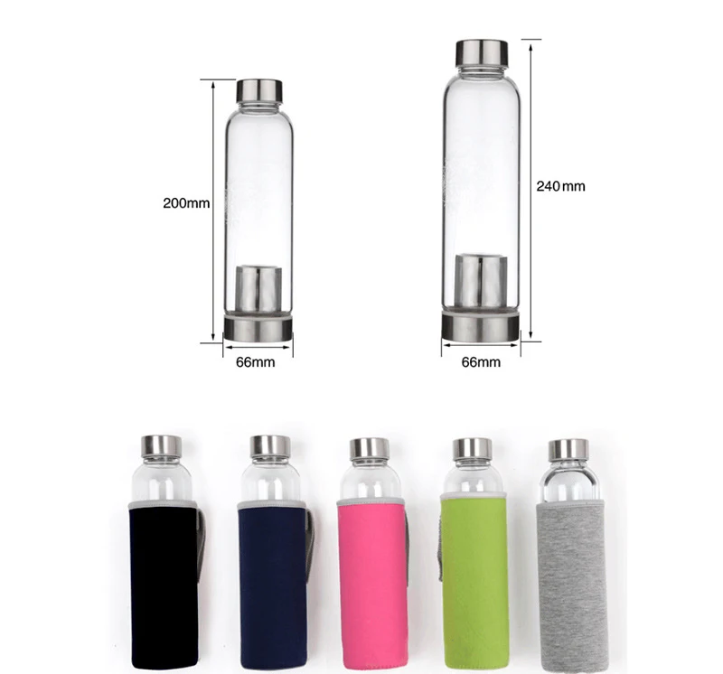 Mikenda Single Wall High Quality Borosilicate Glass Water Bottle with Tea Infuser Sleeve, Customized
Mikenda Single Wall High Quality Borosilicate Glass Water Bottle with Tea Infuser Sleeve, Customized