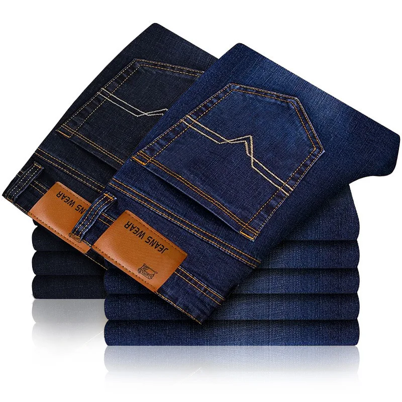 Men straight large size jeans loose fit stretch pants business all-match casual bottoms high-quality
Men straight large size jeans loose fit stretch pants business all-match casual bottoms high-quality