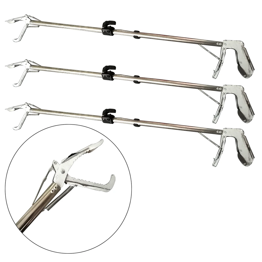 Snake Hook Pliers For Catching eel, Stainless Steel Catching Snake Tool, Folding Anti-Snake Artifact, Silver
Snake Hook Pliers For Catching eel, Stainless Steel Catching Snake Tool, Folding Anti-Snake Artifact, Silver