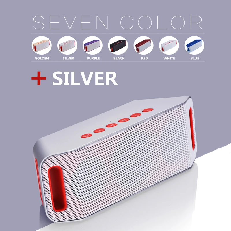S204 Wireless portable Speaker super bass stereo Rechargeable loudspeaker Handsfree Music AUX Player FM Radio - ANKUX.COM