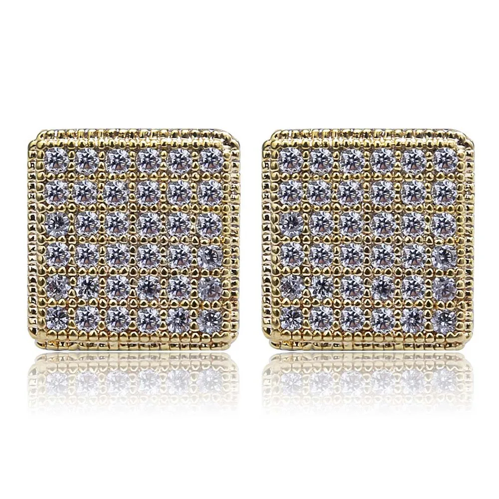 Hot sale New Men Iced Out Square AAA CZ Gold Silver Color Stud Earrings Rhinestone Crystal Fashion Hip Hop Jewelry Gift Party
Hot sale New Men Iced Out Square AAA CZ Gold Silver Color Stud Earrings Rhinestone Crystal Fashion Hip Hop Jewelry Gift Party