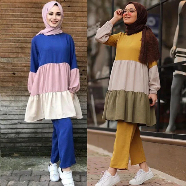 2020 Dubai Dubai Turkish Muslim Set Islamic Clothing Women's Dress Arab Ladies Blouse and Pants
2020 Dubai Dubai Turkish Muslim Set Islamic Clothing Women's Dress Arab Ladies Blouse and Pants