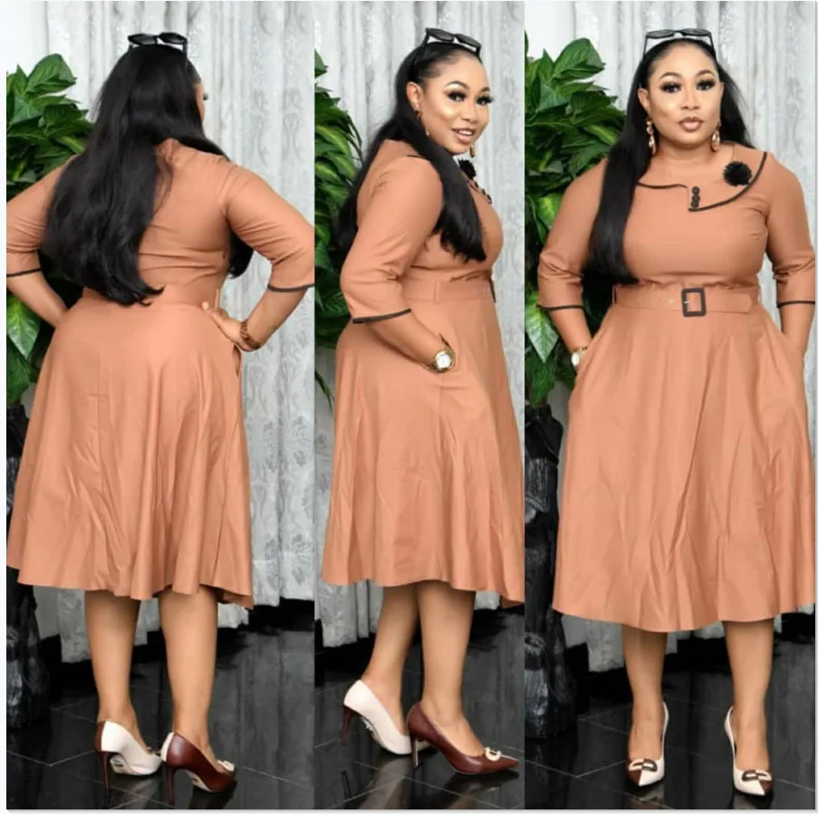 LA024 new style office women plus size round neck patchwork corsage dress elegant women fashion high quality dresses with belt, Gray, navy blue, black,yellow
LA024 new style office women plus size round neck patchwork corsage dress elegant women fashion high quality dresses with belt, Gray, navy blue, black,yellow