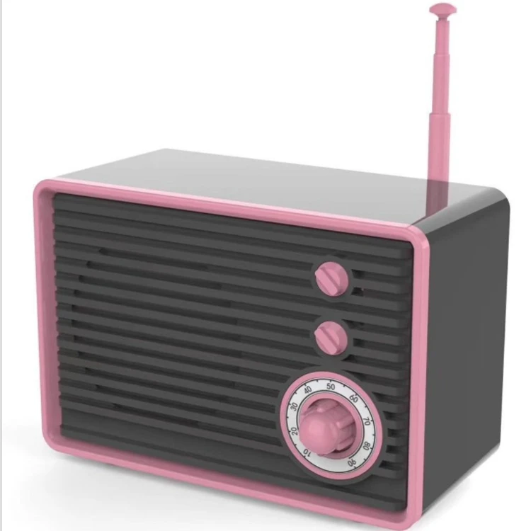M10 Creative Retro Blue tooth Audio FM Radio TF Card Mini Speaker Outdoor Portable Wireless Speaker - ANKUX.COM