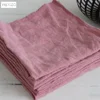 Personalised handmade custom linen organic cotton napkin