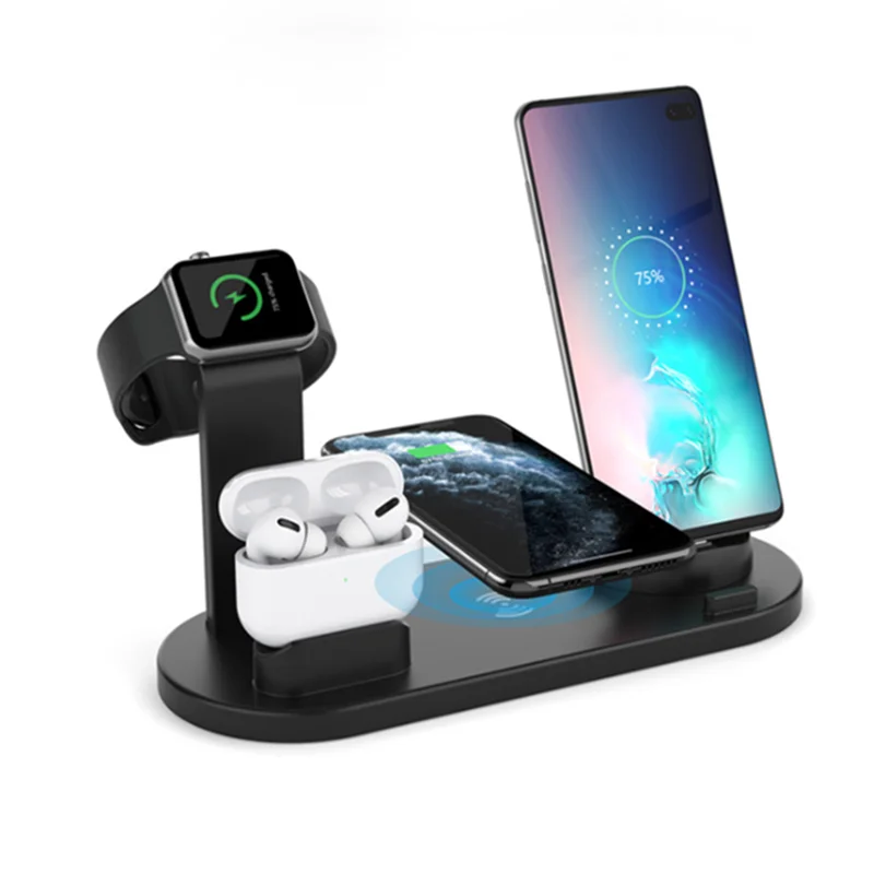 YTGEE New Amazon Multifunctional 10W Qi Fast Charging 6 in 1 Wireless Phone Charger Standard for Iphone Headphone Watch, Black white rose golden silver
YTGEE New Amazon Multifunctional 10W Qi Fast Charging 6 in 1 Wireless Phone Charger Standard for Iphone Headphone Watch, Black white rose golden silver