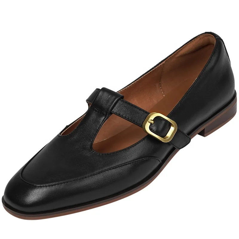 2021 new style loafer shoes women literary and artistic retro style genuine leather ladies flat shoes casual shoes 
2021 new style loafer shoes women literary and artistic retro style genuine leather ladies flat shoes casual shoes