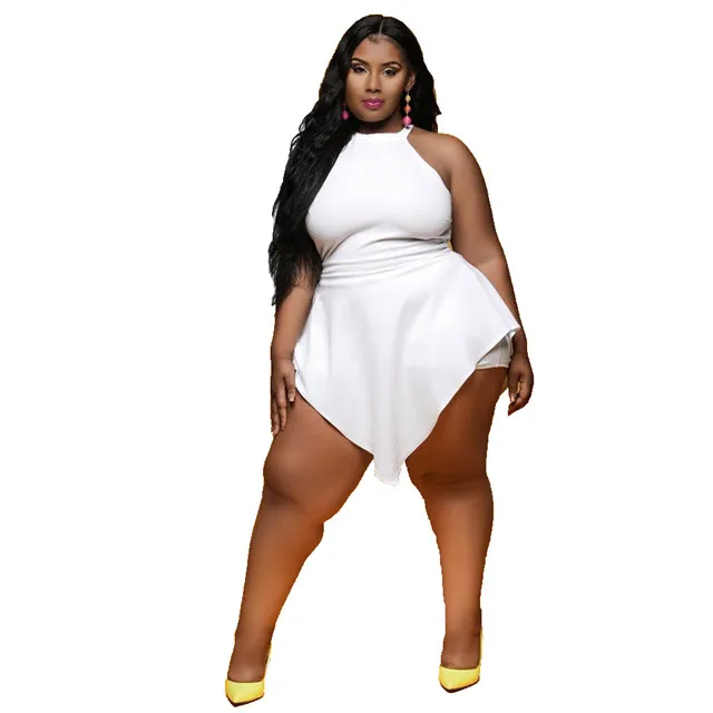 Clothing In Stock Fashionable Women White Sexy Plus Size Bodysuit Dress Divided Skirts
Clothing In Stock Fashionable Women White Sexy Plus Size Bodysuit Dress Divided Skirts