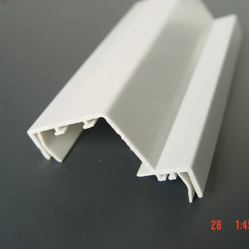 Grey white upvc pvc door frame profile for freezer