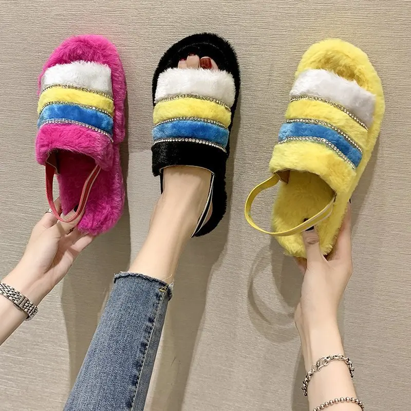 Women Shoes Slide Sandals 2020 Fur Bedroom Home Women Shoes Ladies Fluffy Flat Slippers Wholesale
Women Shoes Slide Sandals 2020 Fur Bedroom Home Women Shoes Ladies Fluffy Flat Slippers Wholesale