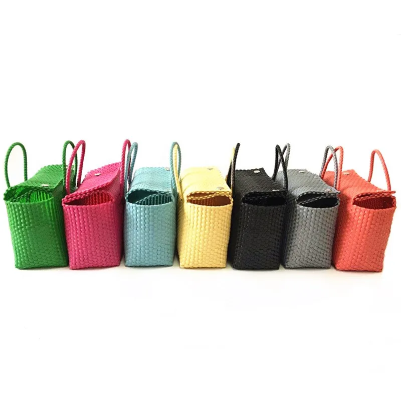 China Factory Lady New Fashion Handmade PP Straps Weaving Plastic Shopping Tote, Customized color
China Factory Lady New Fashion Handmade PP Straps Weaving Plastic Shopping Tote, Customized color
