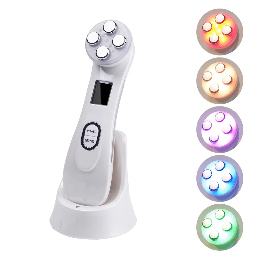 LED Light Six Function RF Radio Frequency Beauty Device EMS Point Perforation Needle-Free Mesograph Beauty Instrument Personal, White
LED Light Six Function RF Radio Frequency Beauty Device EMS Point Perforation Needle-Free Mesograph Beauty Instrument Personal, White