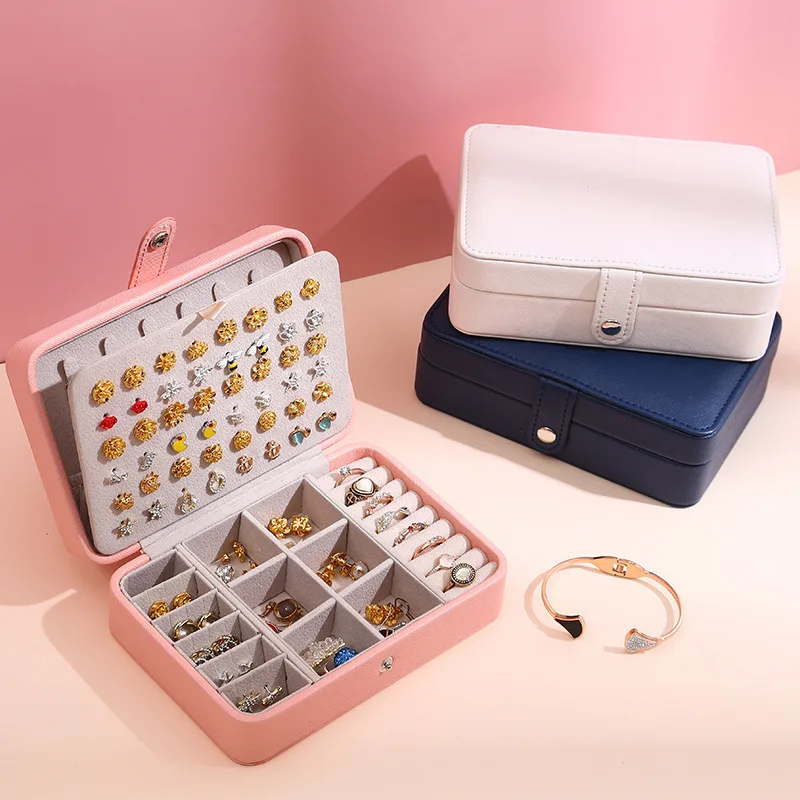 Small PU Leather Jewelry Storage Box Jewellery Travel Storage Case Ring Necklace Boxes Organizer For Earring Packaging
Small PU Leather Jewelry Storage Box Jewellery Travel Storage Case Ring Necklace Boxes Organizer For Earring Packaging