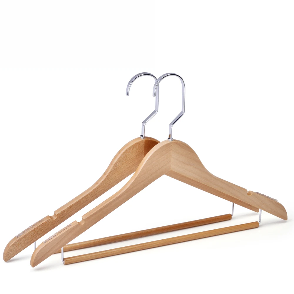 custom factory wholesale cheap price high quality wooden logo customized brown wooden coat hanger, Natural or other colors
custom factory wholesale cheap price high quality wooden logo customized brown wooden coat hanger, Natural or other colors