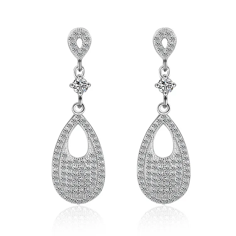 Wholesale 2020 Luxury Teardrop Dangle Earrings Rhinestone Earrings for Women Gifts 925 Sterling Silver Fine Jewelry
Wholesale 2020 Luxury Teardrop Dangle Earrings Rhinestone Earrings for Women Gifts 925 Sterling Silver Fine Jewelry