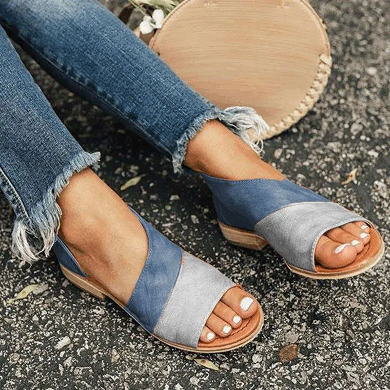 Gladiator Peep Toe 2021 New Fashion Platform Shoes Plus Size Female Casual Footwear 35-43 Women Flat Summer Sandals Ladies, As pictures
Gladiator Peep Toe 2021 New Fashion Platform Shoes Plus Size Female Casual Footwear 35-43 Women Flat Summer Sandals Ladies, As pictures