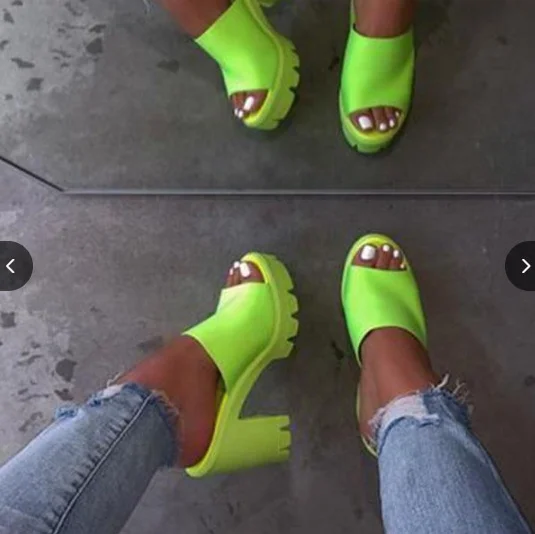 Women's Slippers Fashion Summer High Heel Women's Shoes Waterproof Platform Open Toe Outdoor Slides Slippers
Women's Slippers Fashion Summer High Heel Women's Shoes Waterproof Platform Open Toe Outdoor Slides Slippers