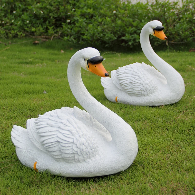 White swan garden ornaments floating simulation resin flower pot outdoor embellishment, White or customized color
White swan garden ornaments floating simulation resin flower pot outdoor embellishment, White or customized color
