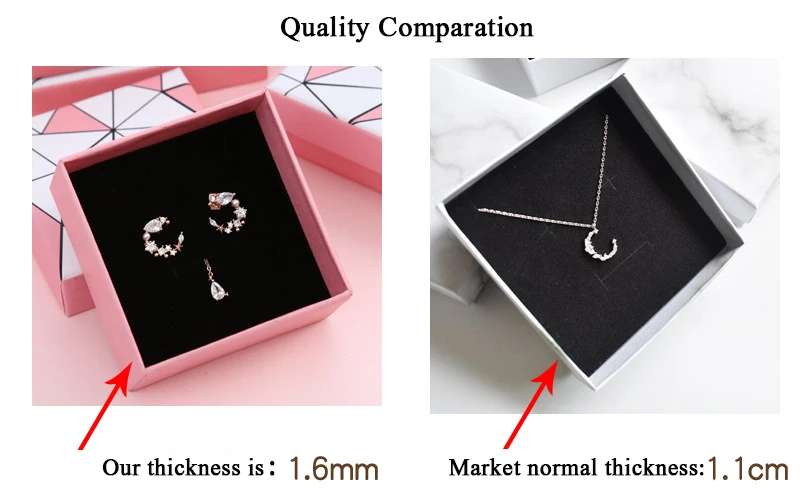 small gift jewelry boxes for necklace and ring