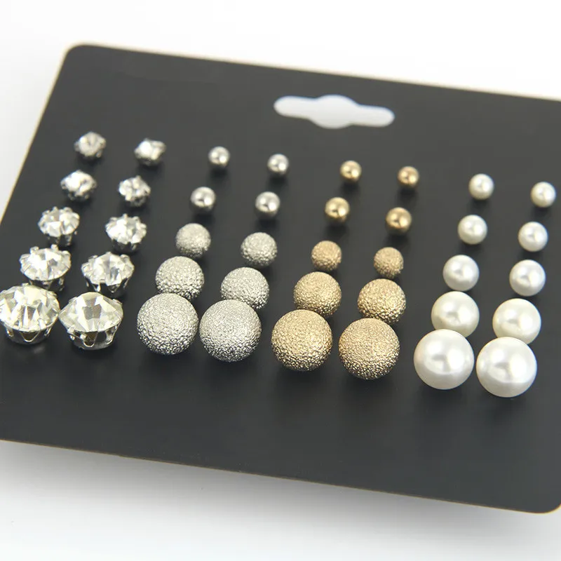 20 Pieces/ Set Fashion Mix Style Crystal Earrings Set for Women Girls Alloy Rhinestone Earrings Female Party Jewelry Gift
20 Pieces/ Set Fashion Mix Style Crystal Earrings Set for Women Girls Alloy Rhinestone Earrings Female Party Jewelry Gift