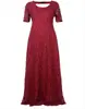 Elegant Lace Dress Plus Size Available Colors Sexy Back Opening Maxi Prom For Women