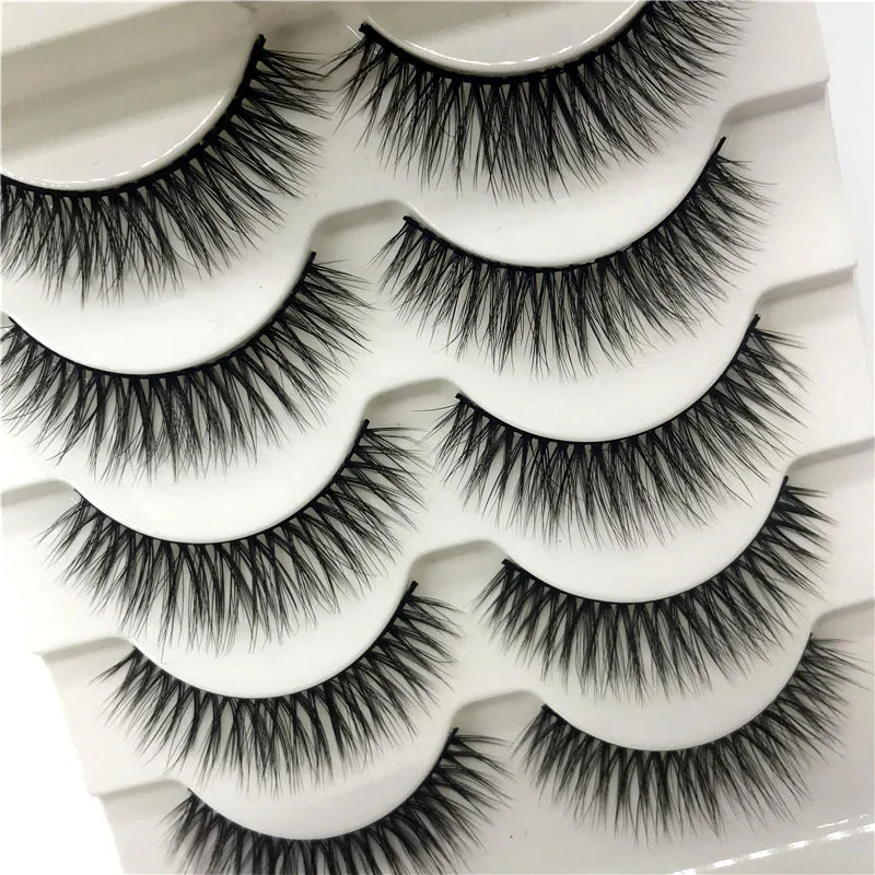 Landora 5 pairs Natural False Eyelashes 3D Handmade Fake Lashes Eye Makeup Wispy Faux Mink Eyelashes Extension Volume Soft Mink
Landora 5 pairs Natural False Eyelashes 3D Handmade Fake Lashes Eye Makeup Wispy Faux Mink Eyelashes Extension Volume Soft Mink
