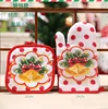 Christmas series design oven mitt kitchen gloves ,printing oven mitt best price