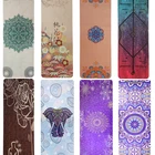 Yoga Personalized OEM Service Custom Suede Digital Printed Mat