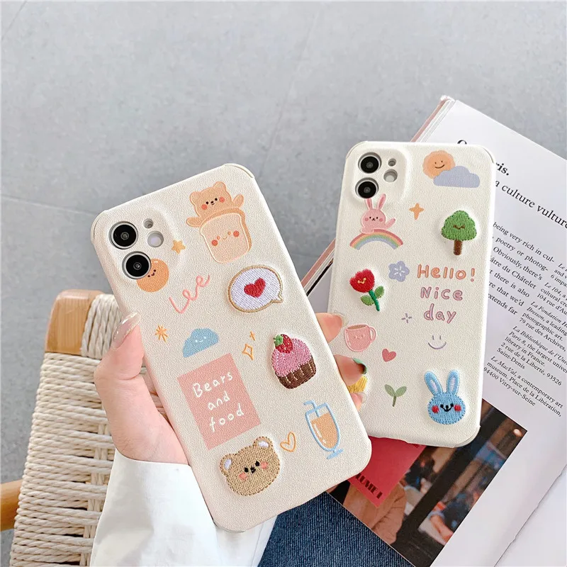 For Iphone Case 12 11 Cute Bear Rabbit 12mini X Xs Max Xr 11 Pro Max 7 8 Plus SE Cartoon Soft Phone Cover
For Iphone Case 12 11 Cute Bear Rabbit 12mini X Xs Max Xr 11 Pro Max 7 8 Plus SE Cartoon Soft Phone Cover