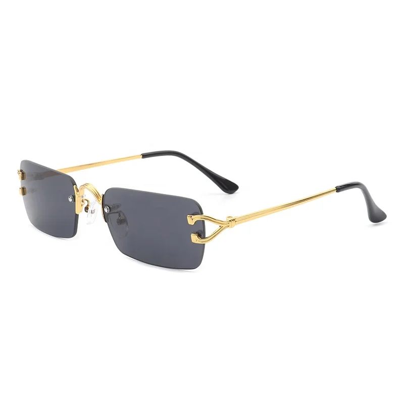 Luxury Small Rectangle Rimless Glasses High Quality Metal Frame Small Square Men women Sunglasses
Luxury Small Rectangle Rimless Glasses High Quality Metal Frame Small Square Men women Sunglasses
