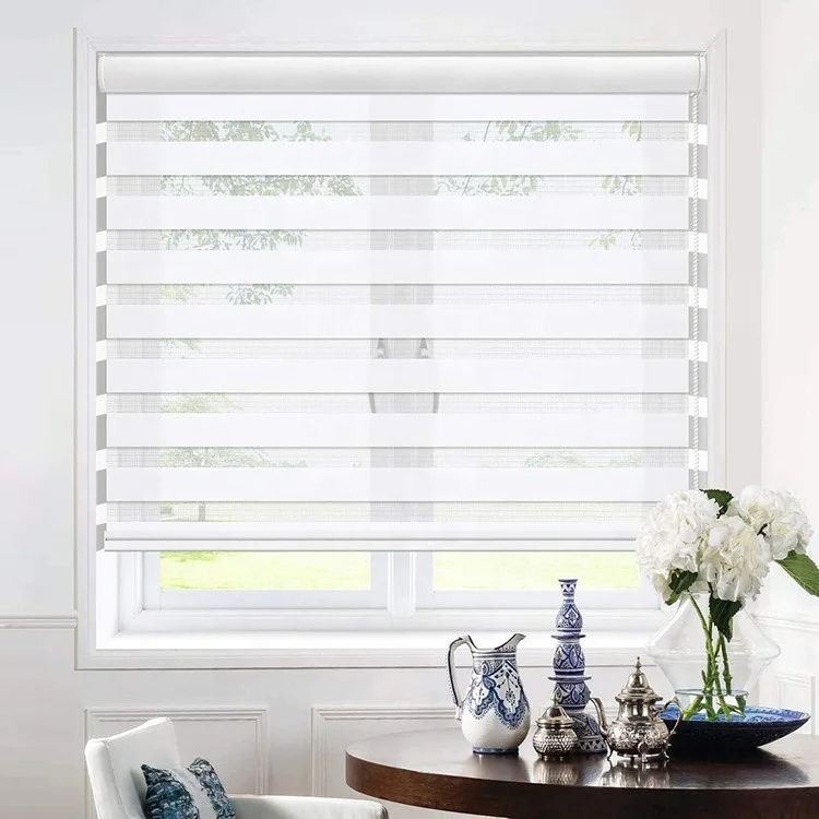 Decorartive High End Shades Manual White Zebra Blind Window Zebra Bead String Blinds, Customer's request
Decorartive High End Shades Manual White Zebra Blind Window Zebra Bead String Blinds, Customer's request