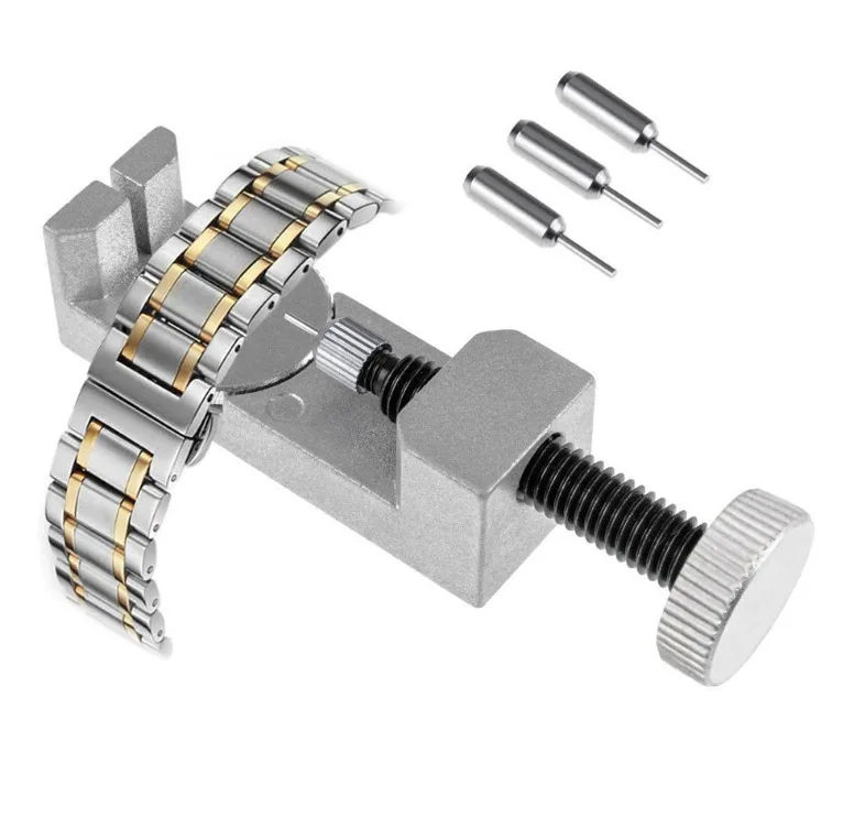 Alloy Black Adjustment Watch Band Strap Bracelet Link Pin Remover Repair Resizing Tool Kit, As picture
Alloy Black Adjustment Watch Band Strap Bracelet Link Pin Remover Repair Resizing Tool Kit, As picture