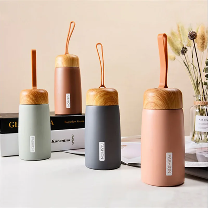 ST 280ml creative travel portable stainless steel water bottles cute mini drinking cups new wood water bottles thermos bottle, As a picture/ custom
ST 280ml creative travel portable stainless steel water bottles cute mini drinking cups new wood water bottles thermos bottle, As a picture/ custom