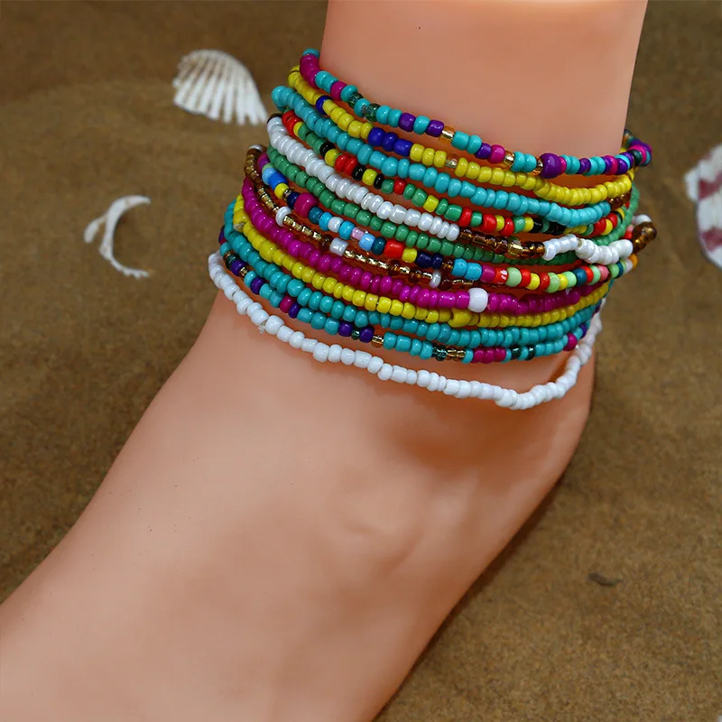 Bohemian style Multi Color Body Beach Summer Boho Jewelry Anklets Waist Belly Beads Body Chains Bracelet Anklets
Bohemian style Multi Color Body Beach Summer Boho Jewelry Anklets Waist Belly Beads Body Chains Bracelet Anklets