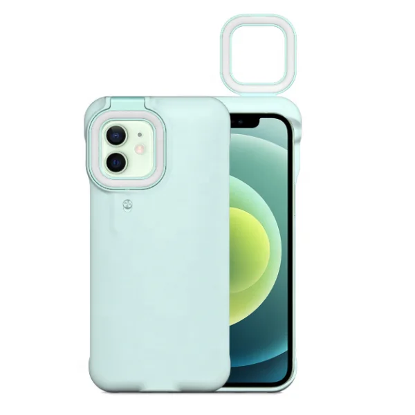 Ring Light Phone Case, Selfie Ring Light Phone Case, LED Ring Light Flashing Front Phone Case For iPhone 12/12 Pro
Ring Light Phone Case, Selfie Ring Light Phone Case, LED Ring Light Flashing Front Phone Case For iPhone 12/12 Pro