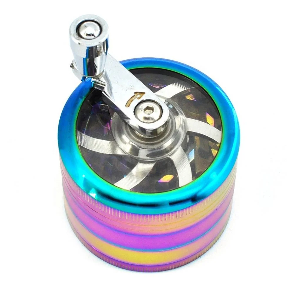 Colorful 4 Part Hand Crank Dry Herb Grinder Diameter Zinc Alloy Cigarette Grinder, Picture
Colorful 4 Part Hand Crank Dry Herb Grinder Diameter Zinc Alloy Cigarette Grinder, Picture