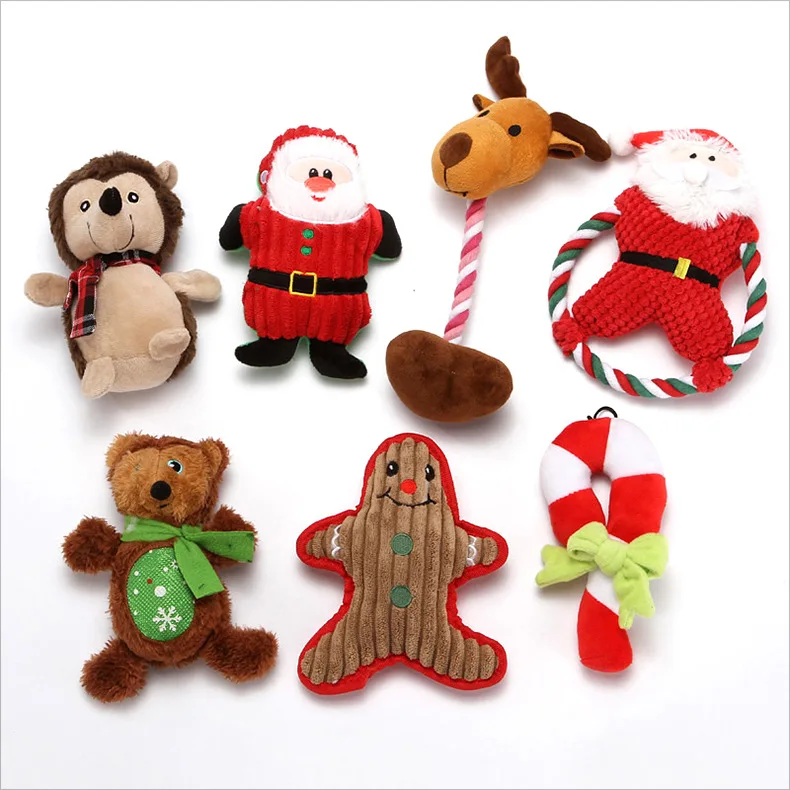 New Christmas Soft Plush Pet Toy Bite Resistant Durable Squeaky Dog Toys Safe Eco Friendly Cartoon Toy
New Christmas Soft Plush Pet Toy Bite Resistant Durable Squeaky Dog Toys Safe Eco Friendly Cartoon Toy