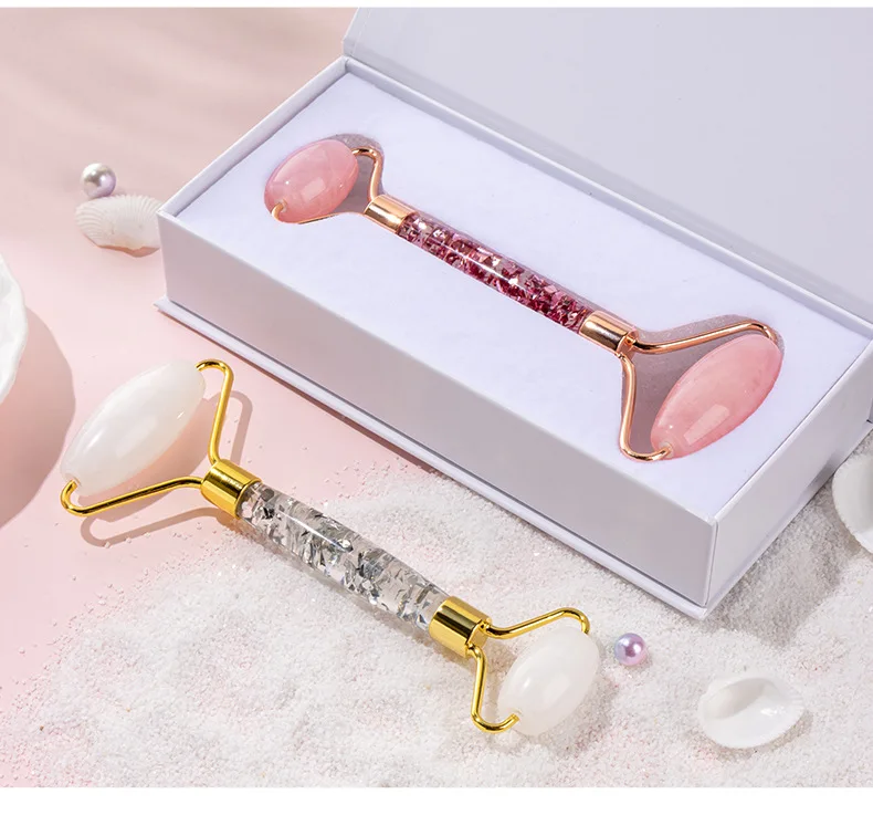 New Arrive Natural Facial Anti Aging Pink Jade Roller Resin Handle Jade Facial Roller Natural Beauty Skin Care Tools
New Arrive Natural Facial Anti Aging Pink Jade Roller Resin Handle Jade Facial Roller Natural Beauty Skin Care Tools