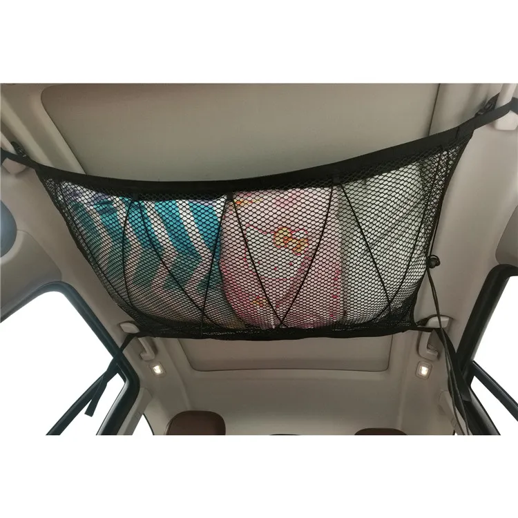 Heavy Duty Adjustable Universal Car Ceiling Roof Mesh Storage Net Bag with Zipper Pocket and Elastic Ropes Support, Black, khaki
Heavy Duty Adjustable Universal Car Ceiling Roof Mesh Storage Net Bag with Zipper Pocket and Elastic Ropes Support, Black, khaki