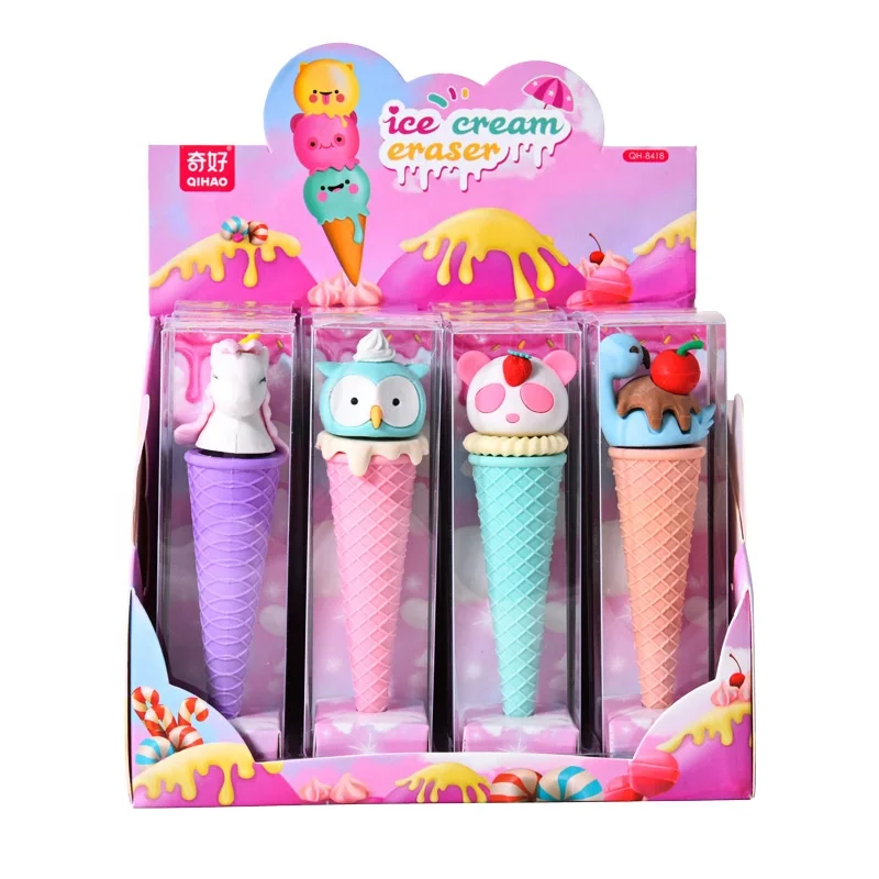 Creative school gifts kids cartoon kawaii cute ice cream cone eraser set
Creative school gifts kids cartoon kawaii cute ice cream cone eraser set
