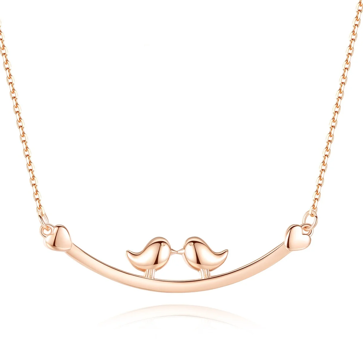 Wholesale 925 Sterling Silver Rose Gold Plated Two Couple Lovely Birds Necklace for Women
Wholesale 925 Sterling Silver Rose Gold Plated Two Couple Lovely Birds Necklace for Women